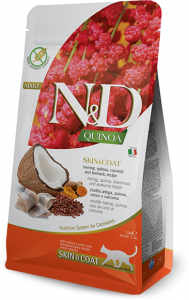N&D Cat GF Quinoa Skin & Coat Herring Adult